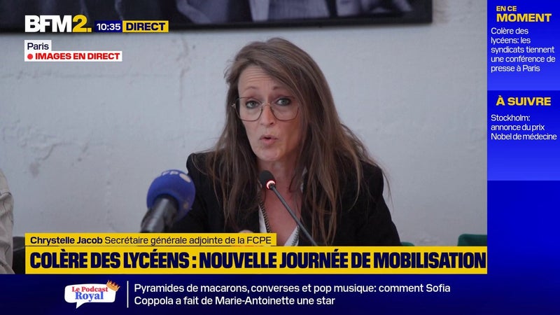 "Il s’agit de la sécurité de nos enfants": l’appel de la FCPE au gouvernement face à la colère lycéenne