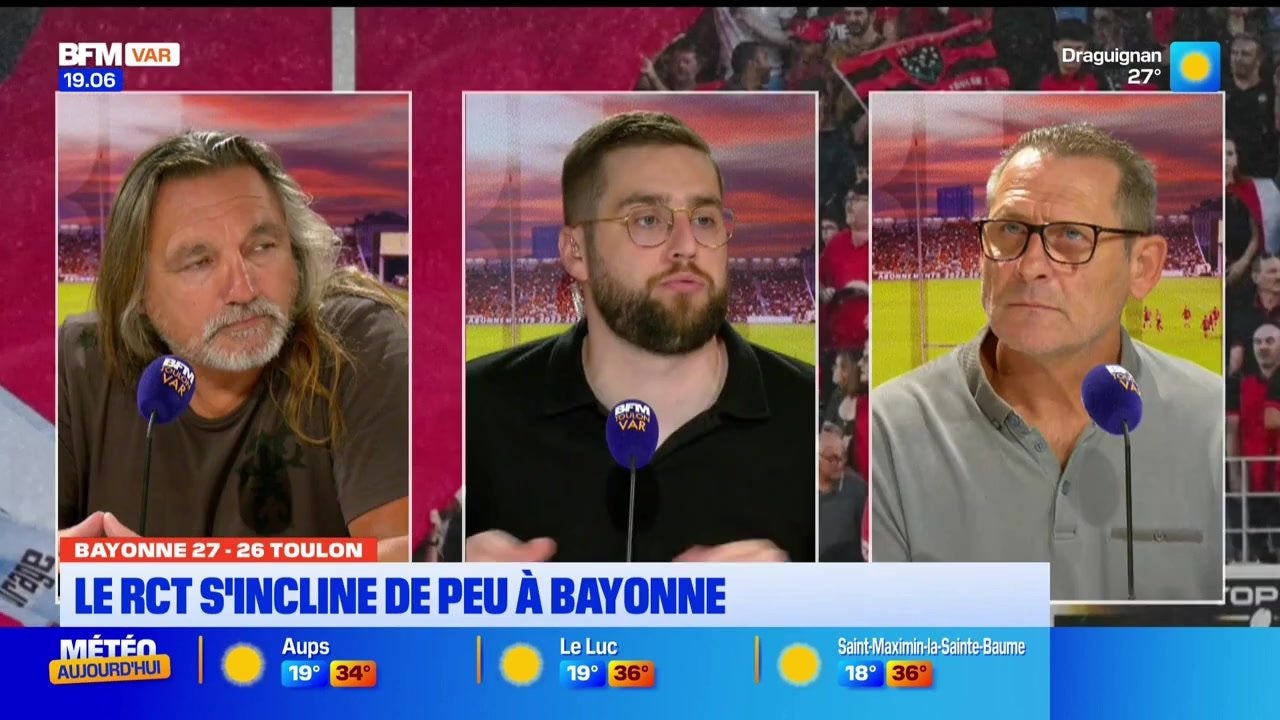 Tribune Mayol du lundi 7 septembre - Le RTC s’incline de peu à Bayonne