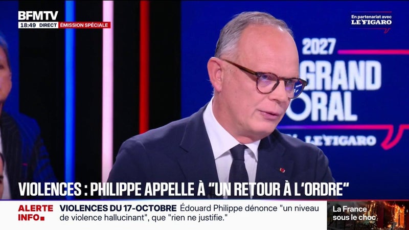 Mouvement lycéen: Édouard Philippe, candidat Horizons à la présidentielle, propose "un petit peu plus de semaines de cours, avec un peu moins d'heures de cours", et donc "moins de vacances"