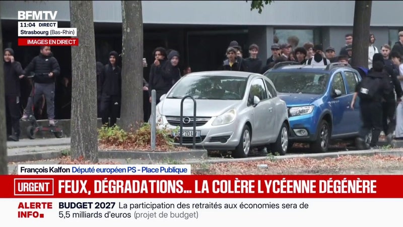 Colère lycéenne: "Ça n'est pas la place d'un élu que d'être une force d'interposition au milieu des violences urbaines", déclare François Kalfon, député européen PS - Place publique