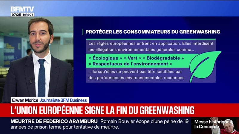 "Ami de la nature", "écoresponsable"... L'Union européenne signe la fin du greenwashing