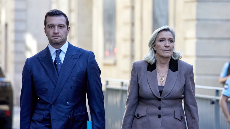 "Si elle est élue ce sera...": après les tensions entre Bardella et Le Pen, le pari d'Olivier Truchot sur Matignon