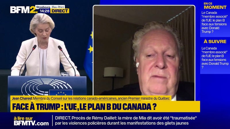 Alliance UE-Canada: "Une relation plus étroite [...] tout à fait dans l'ordre des choses", estime l'ancien Premier ministre du Québec