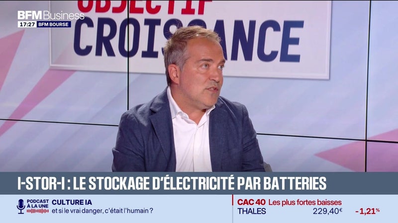 Cédric Germa (I-STOR-I) : I-STOR-I, le stockage d'électricité par batteries - 26/09
