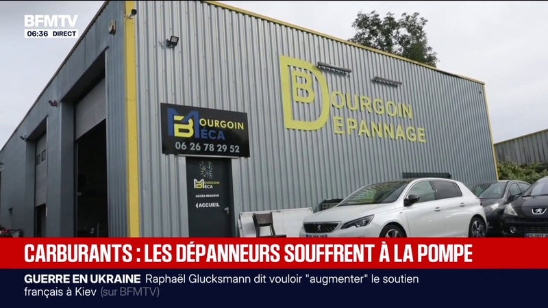 "On n'était jamais monté aussi haut": les dépanneurs souffrent de l'envolée des prix du carburant à la pompe