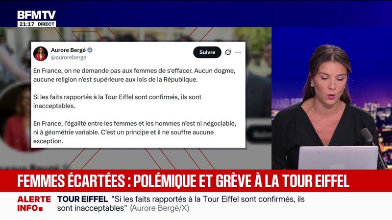 Femmes écartées lors de la visite d'une délégation de l'organisation religieuse hindoue BAPS: polémique et grève à la Tour eiffel