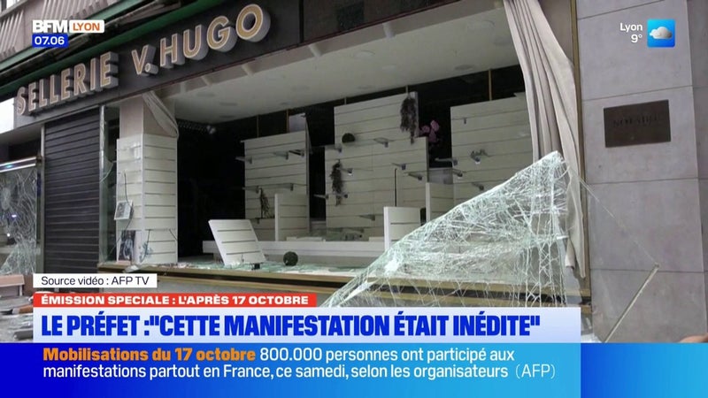 L'après 17 octobre : pour le Préfet de Région, la manifestation était "inédite"