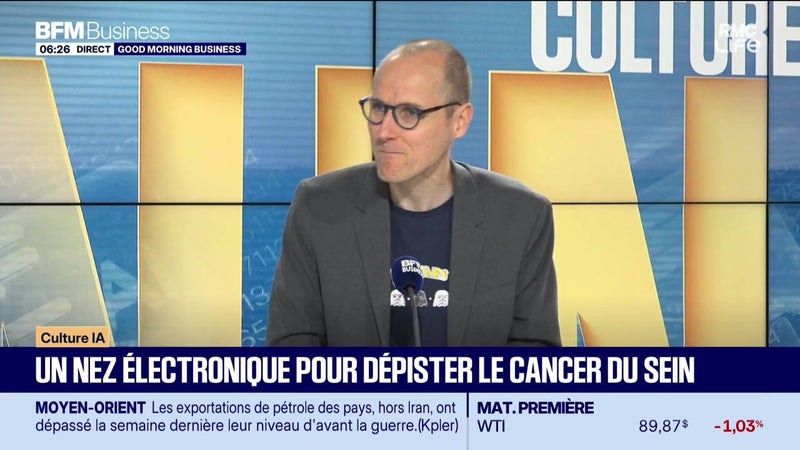Culture IA : Un nez électronique pour dépister le cancer du sein, par Anthony Morel - 05/10