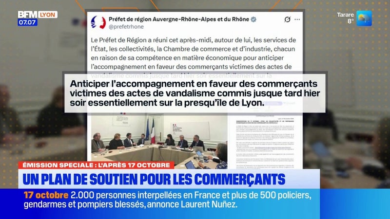 17 octobre : un plan de soutien pour les commerçants