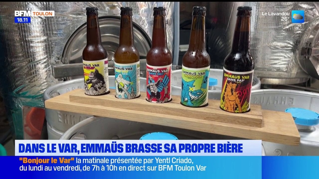 Acheter des bières pour la bonne cause, c'est possible ! Dans le Var, Emmaüs brasse sa propre bière