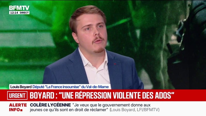 "Ce que j'espère c'est que le gouvernement réponde enfin à ces jeunes", lance Louis Boyard, député LFI du Val-de-Marne