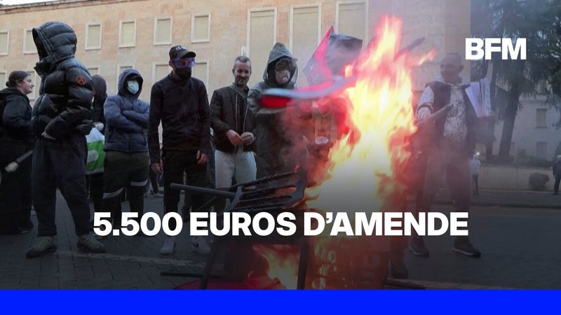 En Albanie, être présent dans une foule où des pillages ou des violences ont lieu peut valoir une amende de 5.500 euros