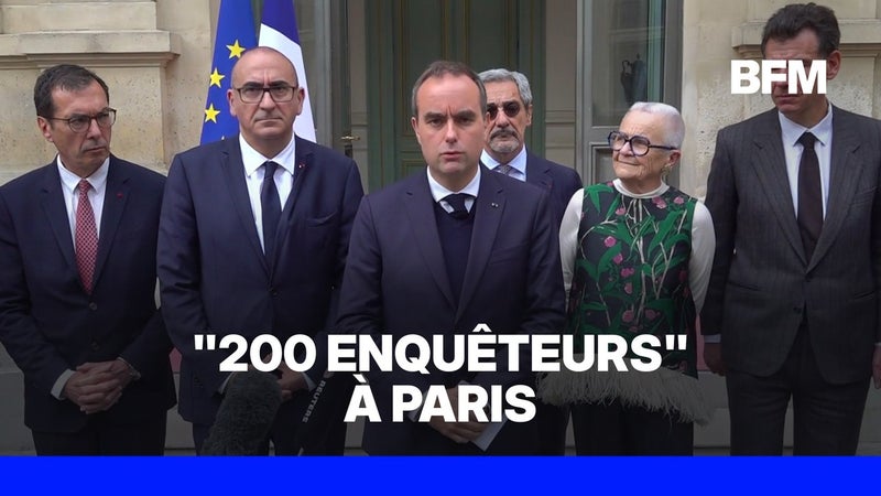 Violences et pillages: "Une opération judiciaire massive démarre", annonce Sébastien Lecornu