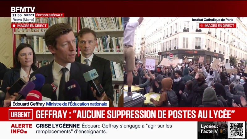 Budget de l'Éducation nationale: "Le débat est ouvert" si "l"équilibre global est respecté", déclare le ministre Édouard Geffray