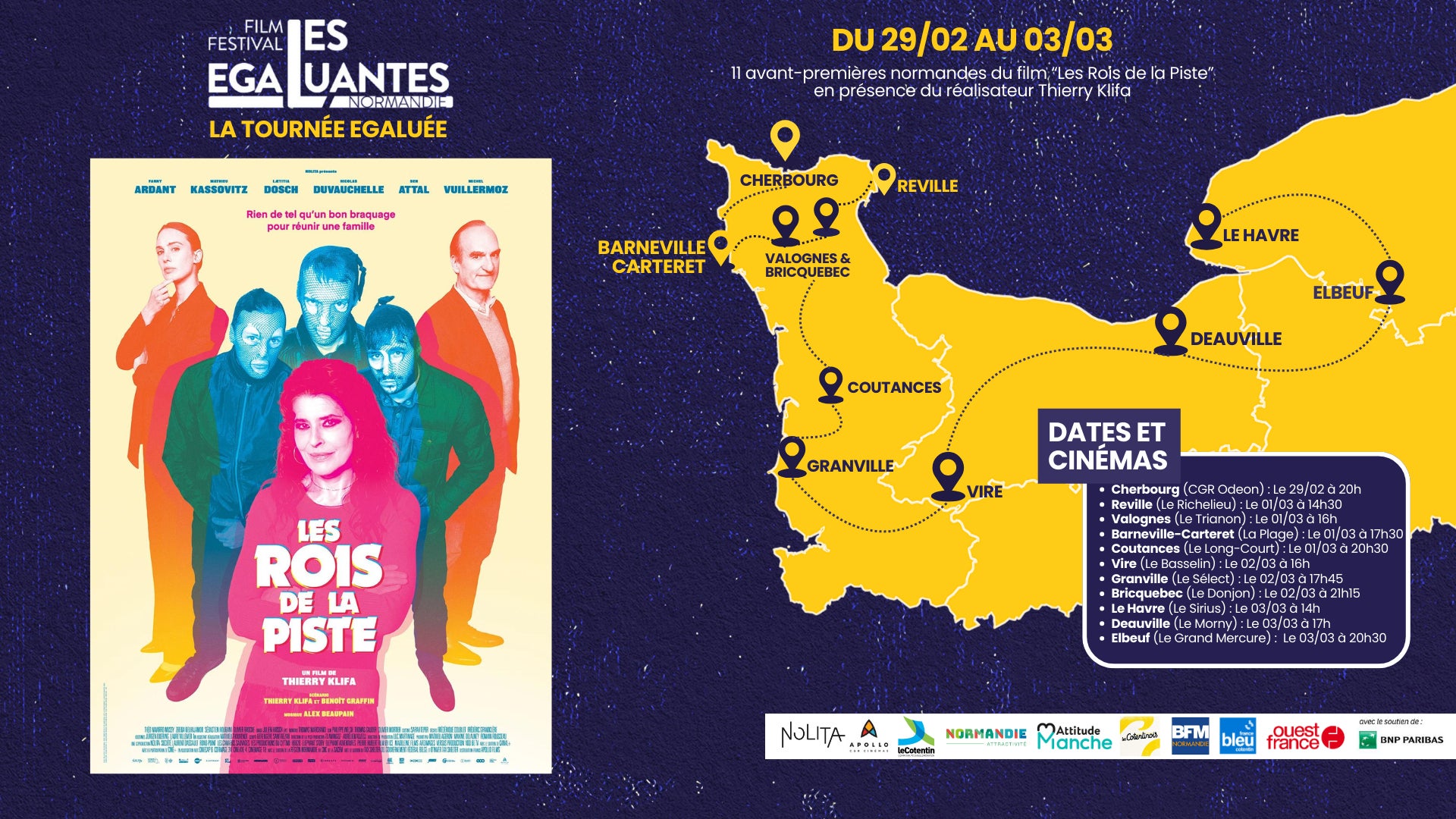 A gagner : vos places pour le film "Les Rois de la Piste" dans le cadre de la Tournée…