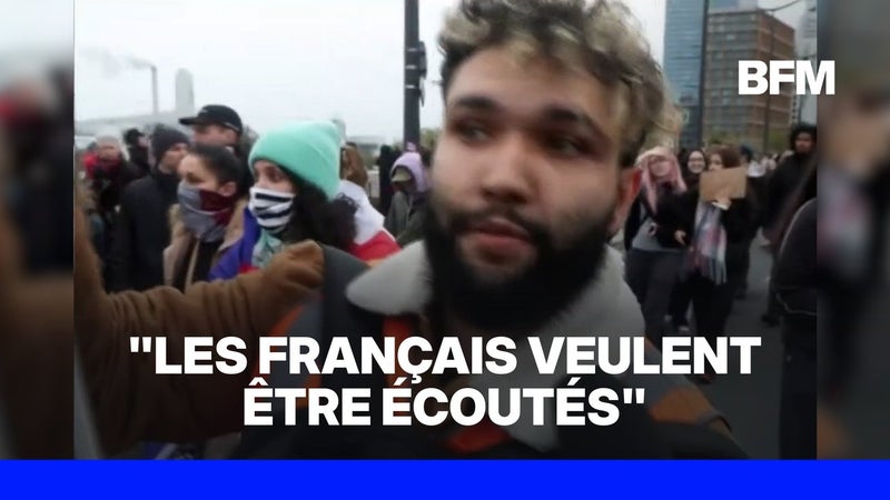 Manifestations du 24 octobre: "Les Français veulent être écoutés", lance Kamel, cheminot