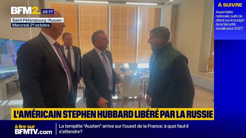 Steve Witkoff rencontre l'américain Stephen Hubbard, libéré par la Russie