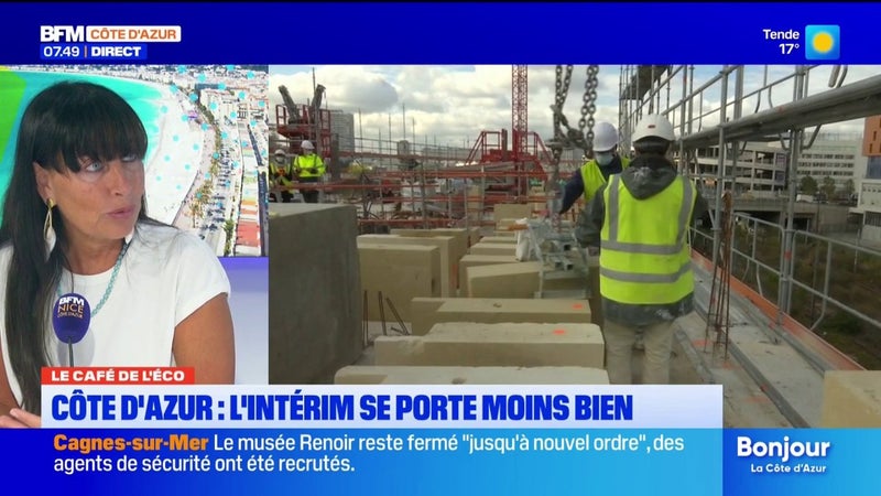 Sur la Côte d'Azur, l'intérim se porte moins bien