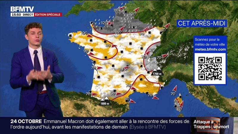 La météo pour ce samedi 24 octobre 2026