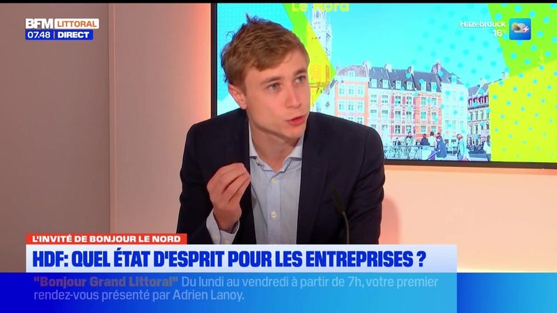 L'invité de Bonjour Littoral du lundi 31 août 2026 - Maxence Wyts, porte-parole du Medef de Lille