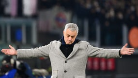 José Mourinho lors du match de Serie A entre la Roma et la Juventus, le 9 janvier 2022