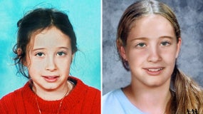 Estelle Mouzin, lors de sa disparition (gauche), et vieillie par ordinateur (droite) (photo d'illustration)