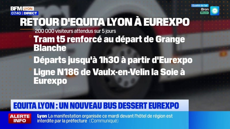 Equita Lyon : le réseau TCL s'adapte
