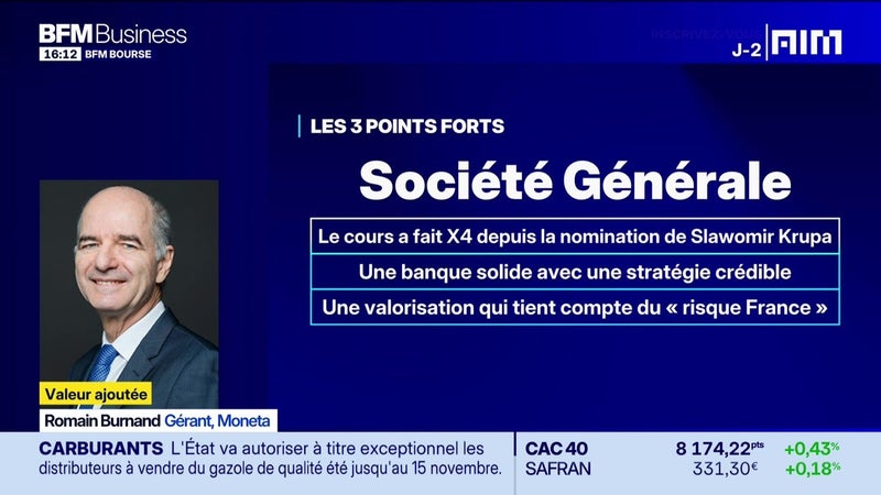 Valeur ajoutée : Ils apprécient Société Générale - 22/09