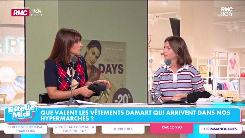 RMC Conso - Que valent les vêtements Damart qui arrivent dans nos hypermarchés ?
