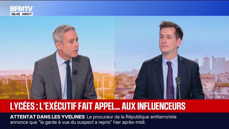 Lycées : l'exécutif fait appel... aux influenceurs - L’édito politique - 27/10