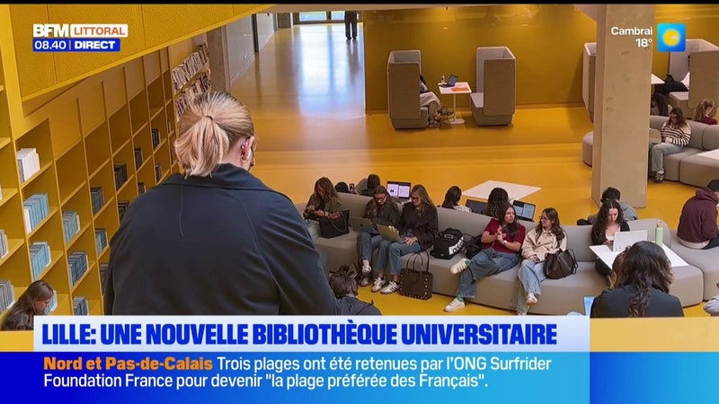Les étudiants lillois peuvent profiter d'une nouvelle bibliothèque universitaire