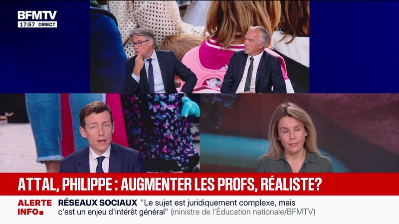 Marschall Truchot : Le ministre de l'Éducation nationale sur BFMTV - 25/08