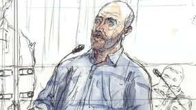 Redoine Faïd, le braqueur multirécidiviste condamné à dix-huit ans de prison, lors du procès du meurtre d'Aurélie Fouquet