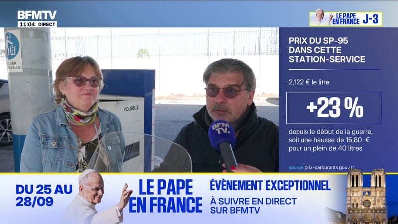 "On attend un signe d'encouragement pour une baisse": les usagers de la route dans l'attente des annonces du gouvernement pour répondre à la flambée des prix du carburant