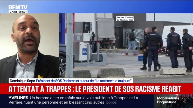 Attentat à Trappes: "On est dans une séquence de retour des crimes racistes", estime Dominique Sopo, président de SOS Racisme