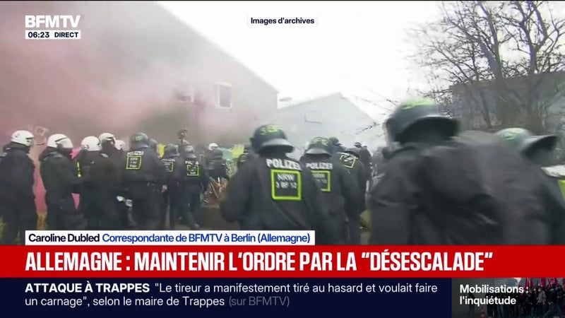En Allemagne, la désescalade au cœur de la stratégie du maintien de l'ordre