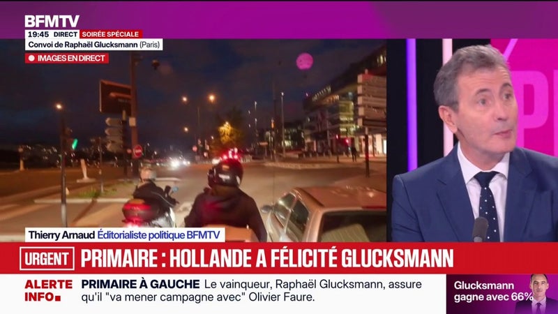 Victoire de Raphaël Glucksmann à la primaire sociale-démocrate: l'ancien président de la République François Hollande a félicité par message le vainqueur