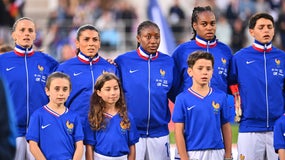 L'équipe de France féminine de football, à Dijon le 12 juillet 2024