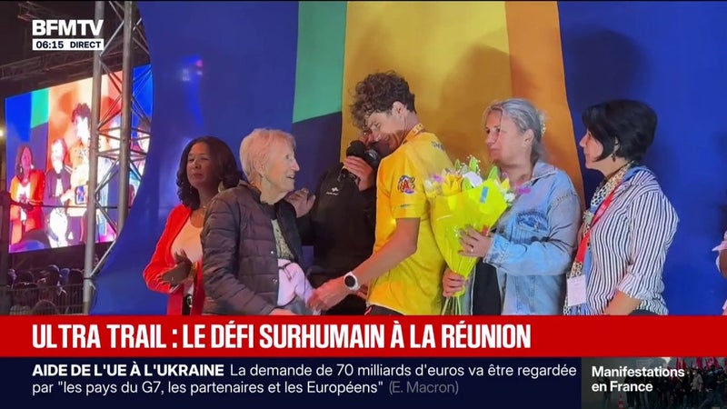 Après près de 23 heures d'effort, Hugo Deck remporte la Diagonale des Fous