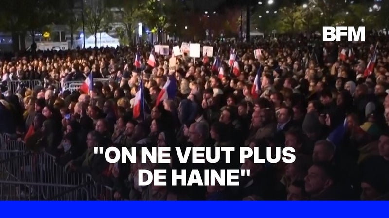 Attentat dans les Yvelines: à Trappes, des milliers de personnes réunies contre le racisme