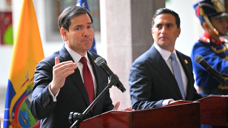 Le secrétaire d'État américain Marco Rubio estime que le Mexique n'en fait "pas assez" pour lutter contre les cartels de drogue