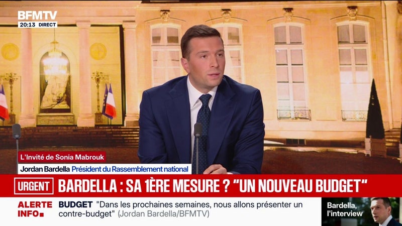 "Proposer un nouveau budget": Jordan Bardella annonce sa première mesure en tant que Premier ministre si Marine Le Pen remporte l'élection
