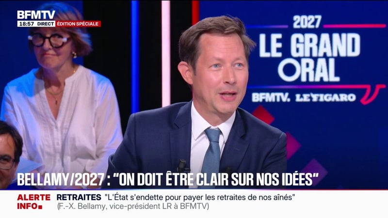 "Je voterai pour Raphaël Glucksmann" dans la primaire socialiste: le petit oral de François-Xavier Bellamy, vice-président des Républicains