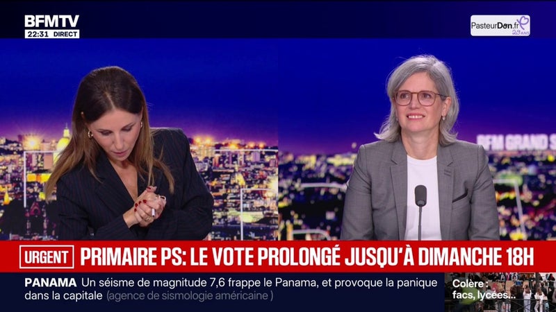 Primaire sociale-démocrate prolongée: "Cela va être une présidentielle sous tension", estime Sandrine Rousseau, députée "Écologiste et Social" de Paris