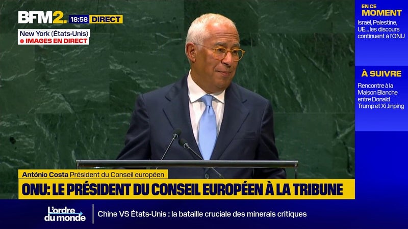 Guerre en Ukraine: António Costa appelle la communauté internationale à agir pour "une paix globale, juste et durable"