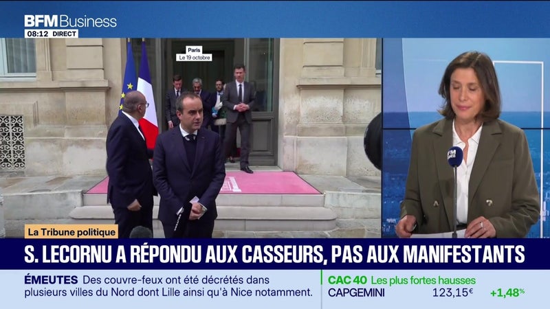 La tribune politique : Sébastien Lecornu a répondu aux casseurs, pas aux manifestants - 20/10