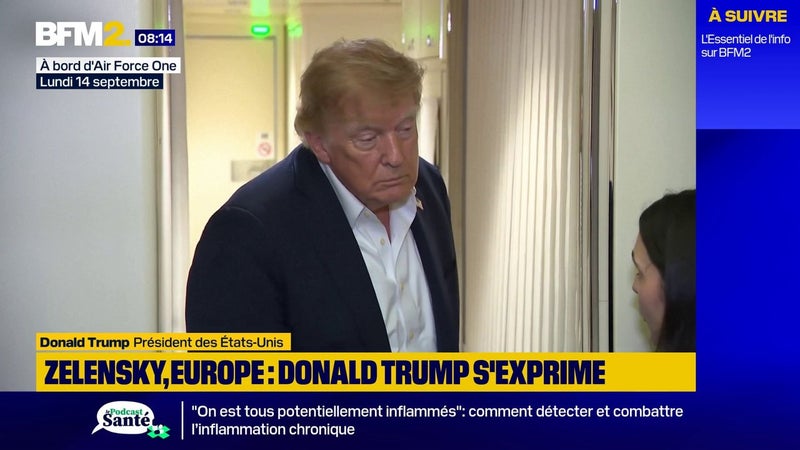 "C'est ce qui fait monter les prix": Donald Trump demande à Volodymyr Zelensky d'épargner le diesel russe