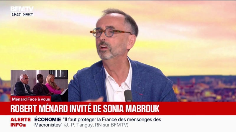 Robert Ménard, maire DVD de Béziers, dénonce "le double langage" de LFI