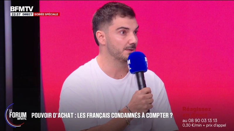 FORUM BFMTV - Inflation: "En deux ans et demi, j'ai pris plus 30% sur le prix du steak haché", détaille Adrien, restaurateur