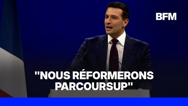 Jordan Bardella: si le Rassemblement national arrive au pouvoir, "nous réformerons Parcoursup"